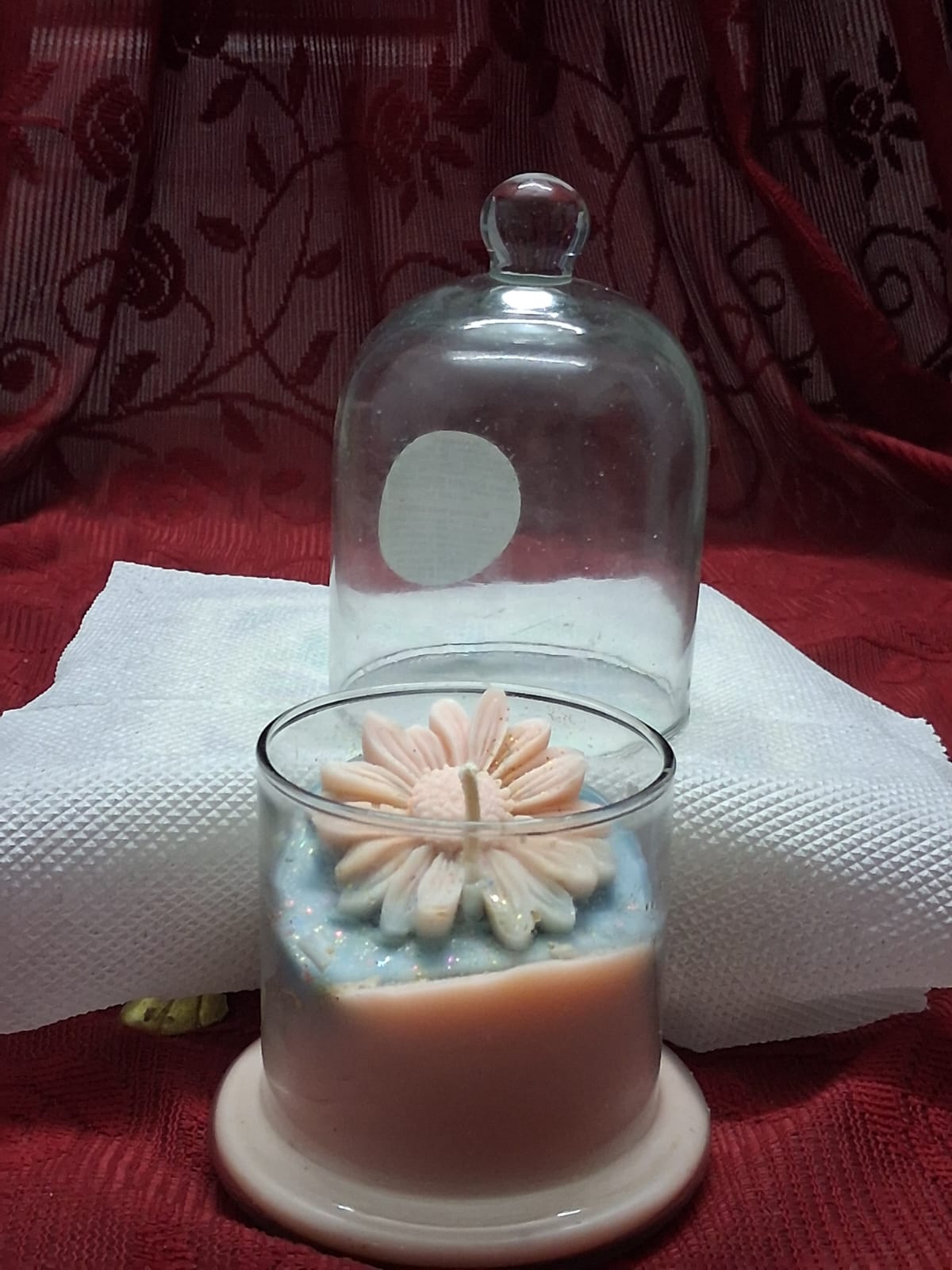 Bell Jar Candle with Double Fragrance