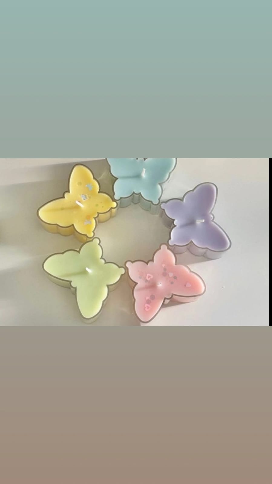 Butterfly Tea Light Candle