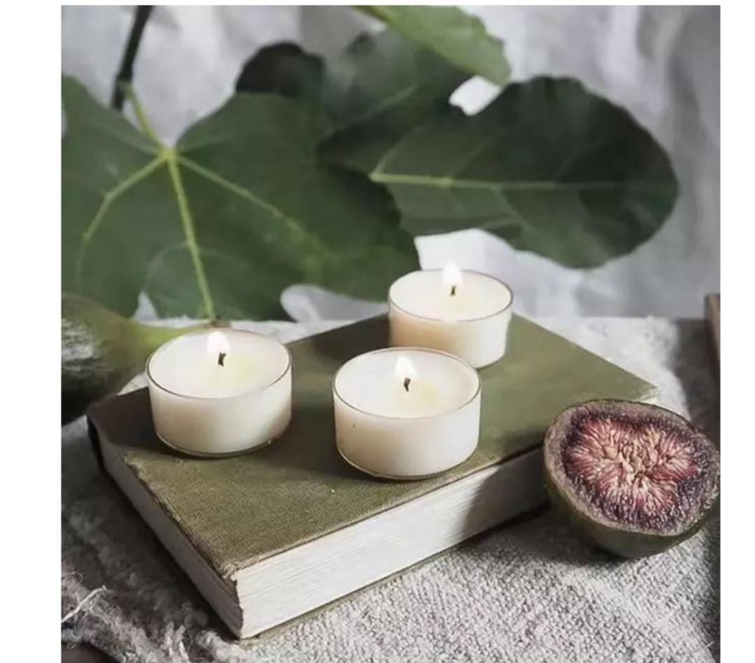 Shaped Tea Light Candles with Acrylic Holder